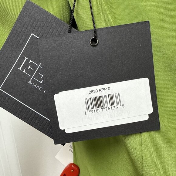 New Mac Duggal Size 0 Green 2630 Embellished Cut Out Gown Dress Prom Cocktail - Picture 11 of 11